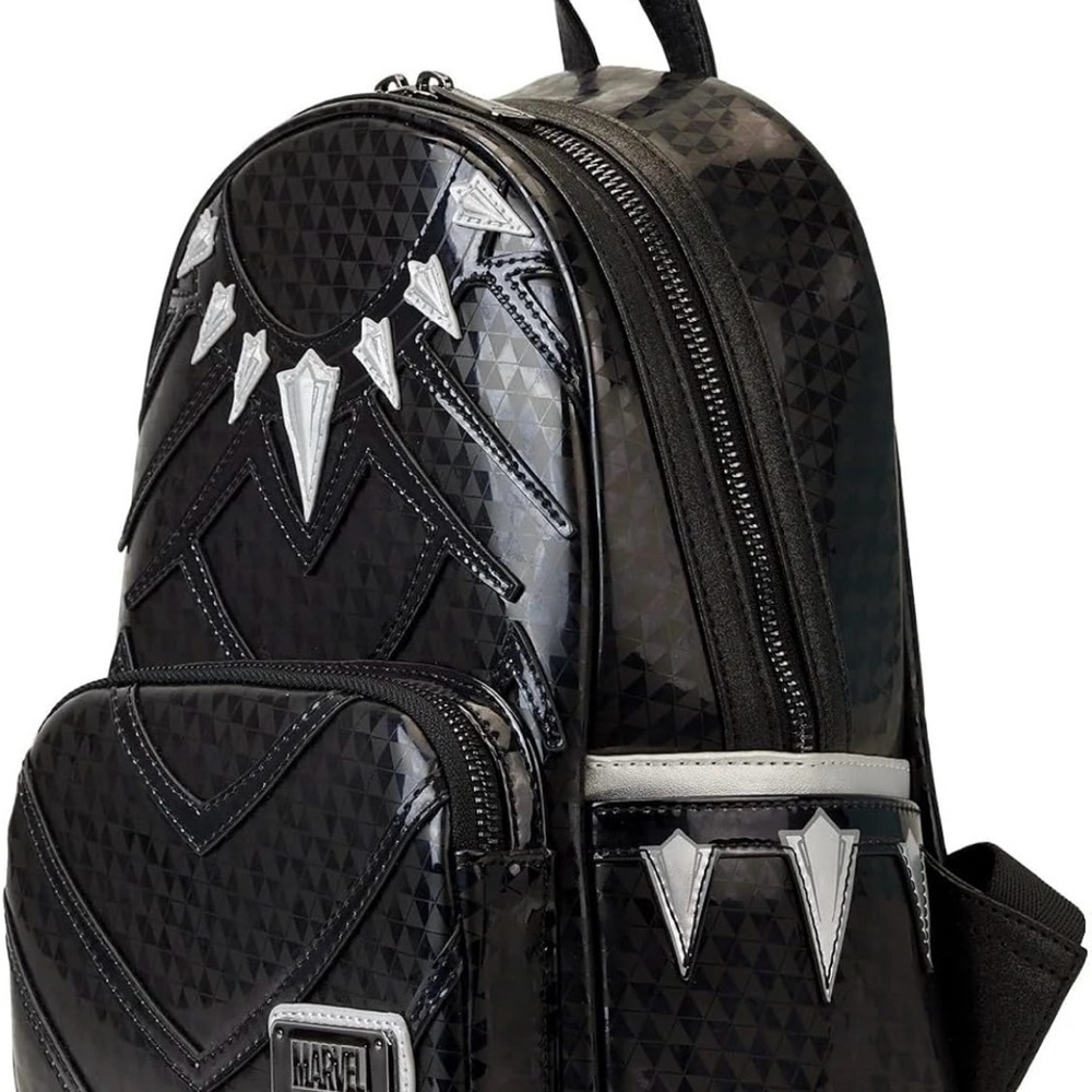 NWT Marvel Black Panther Loungefly Mini Backpack - Picture 2 of 6
